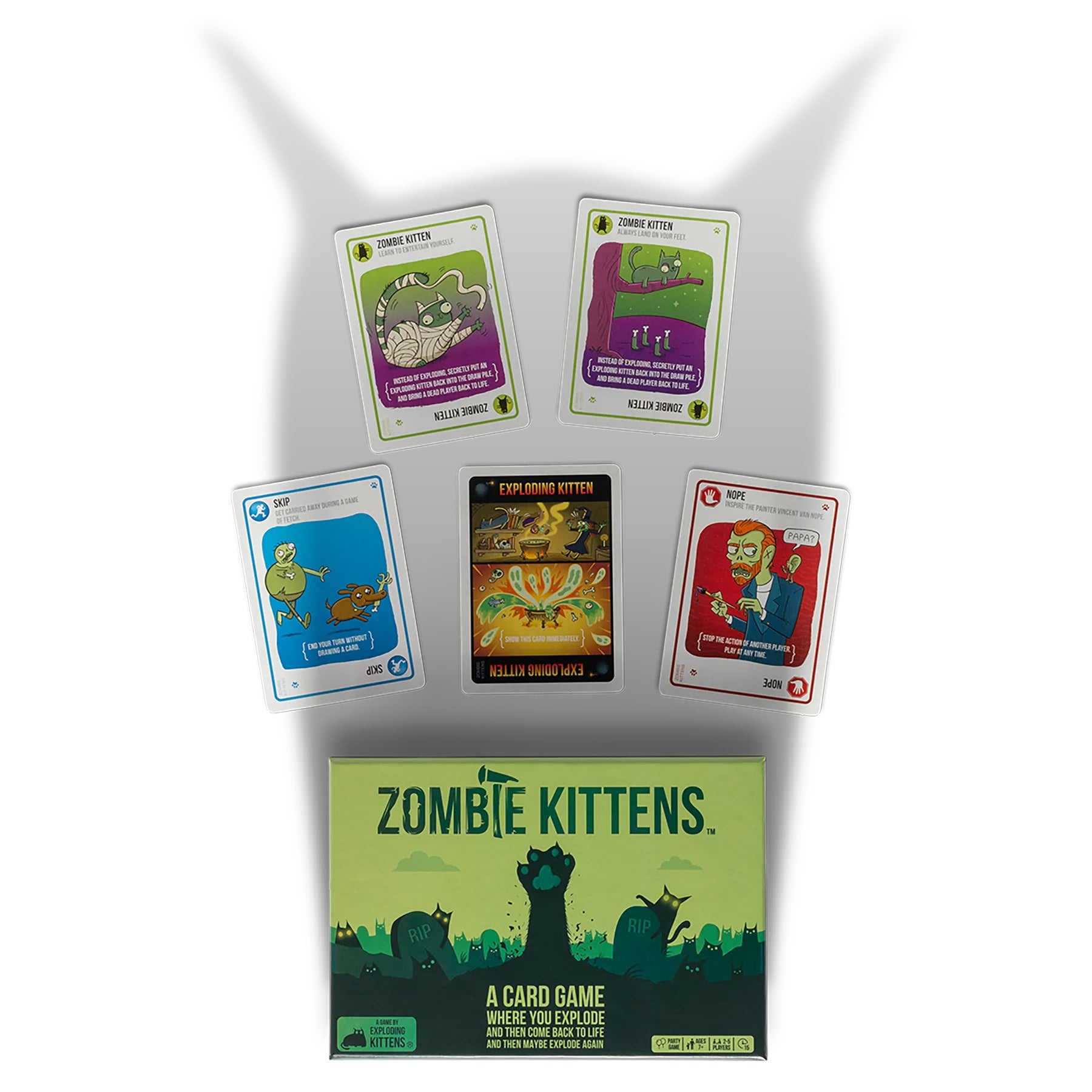 zombie kittens , exploding kittens card game