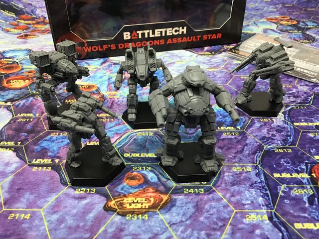 BattleTech: Miniature Force Pack - Clan Support Star - CAT 35726